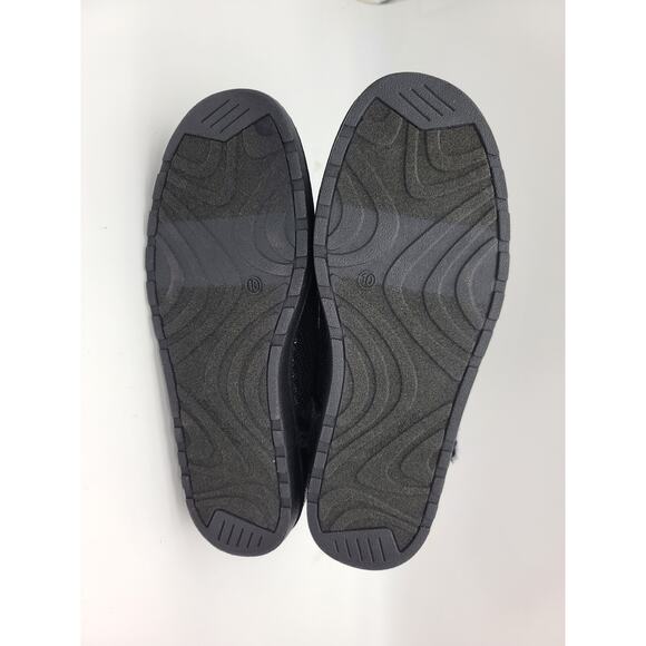 NIB SO Chill Women's Black Sequin Accent Booties Faux Fur Size 10 - Picture 6 of 8